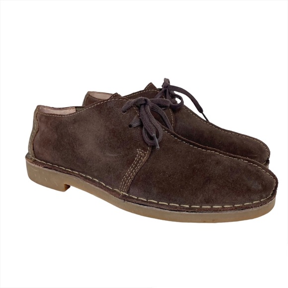 Clarks Other - CLARKS Desert Trek Dark Brown Suede 62205 Men's Size 9.5 Oxford Chukka Shoes